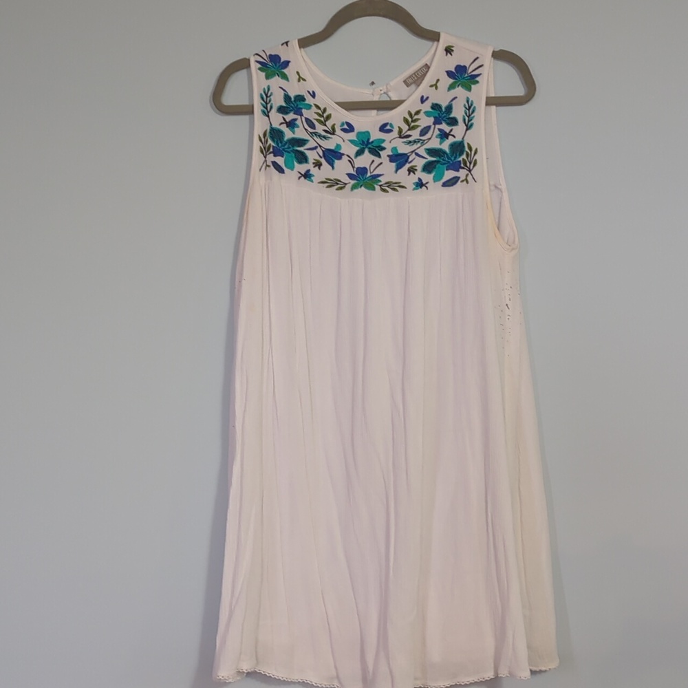 PLUS SIZE White Mini Dress